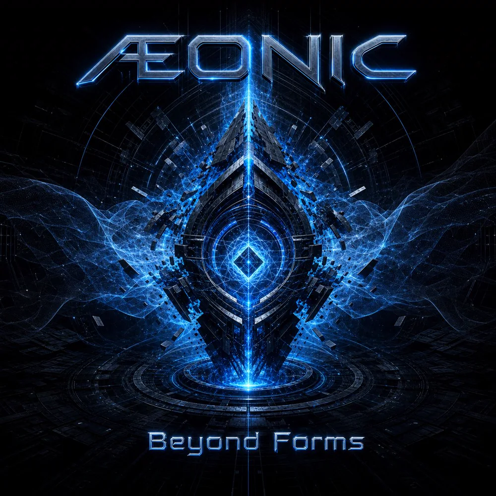 Blaues ÆONIC-Cover der SoundCloud-Referenz